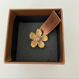 Jay Strongwater Flower Pin/Brooch Brand New